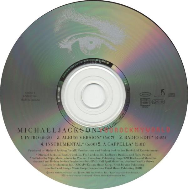 The CD Single of "You Rock My World"